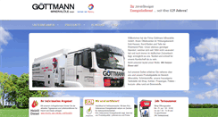 Desktop Screenshot of goettmann-mineraloele.de