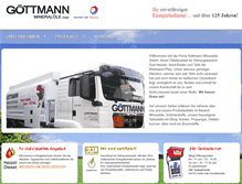 Tablet Screenshot of goettmann-mineraloele.de
